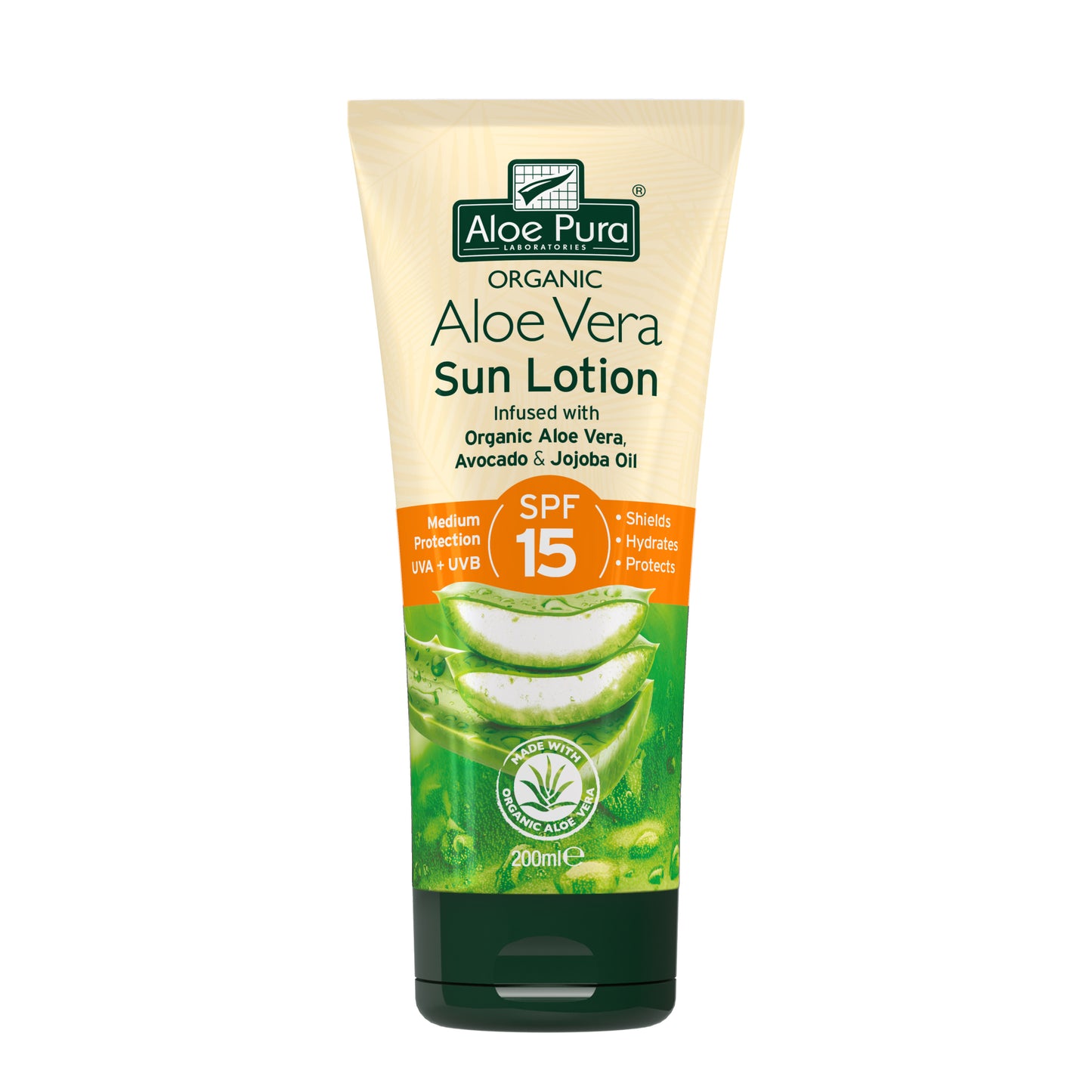 Aloe Pura Aloe Vera Sun Lotion Spf 15 200ml