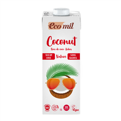 Ecomil Coconut Drink Classic Sugar Free 1000ml (Pack of 6)