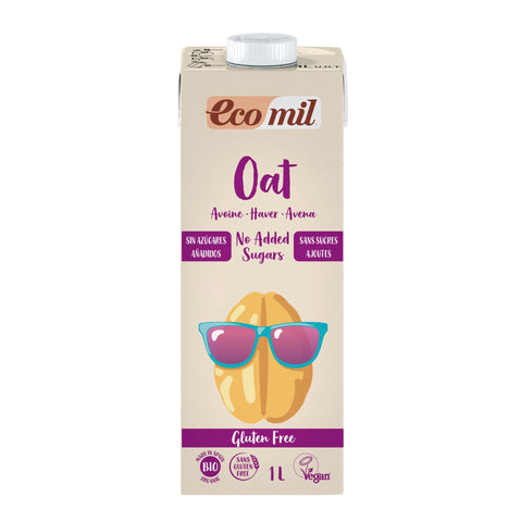 Ecomil Oat Drink Gluten Free 1000ml (Pack of 6)
