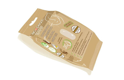 Ecopeach Organic Bamboo Facial Cleansing Wipes (30 wipes) (Pack of 24)