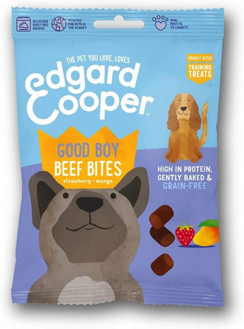 Edgard and Cooper Dog Bites Beef 50 g