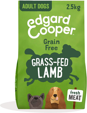 Edgard and Cooper Dry Dog Food Grass Fed Lamb 2500g