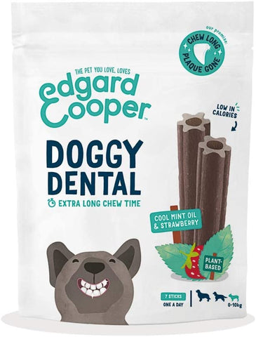 Edgard & Cooper DOG E ADULT DENTAL STRAWBERRY/MINT SMALL 7 Sticks