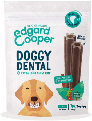 Edgard & Cooper DOG E ADULT DENTAL STRAWBERRY/MINT LARGE 7 Sticks