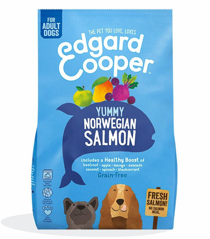 Edgard & Cooper Dog EXPORT Dry Salmon 1kg (Pack of 2)