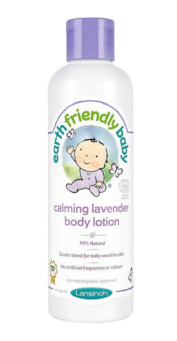 Earth Friendly Baby Calming Lavender Body Lotion EcoCert 250ml (Pack of 6)