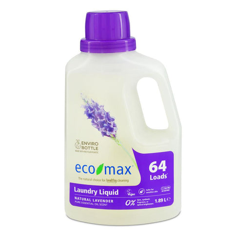 Eco-Max Laundry Detergent Lavender 1.89L (64 Washes) (Pack of 4)