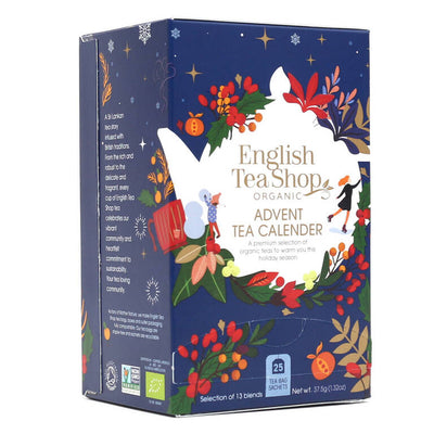 English Tea Organic Tea Advent Calendar 25 Bags (Pack of 6)