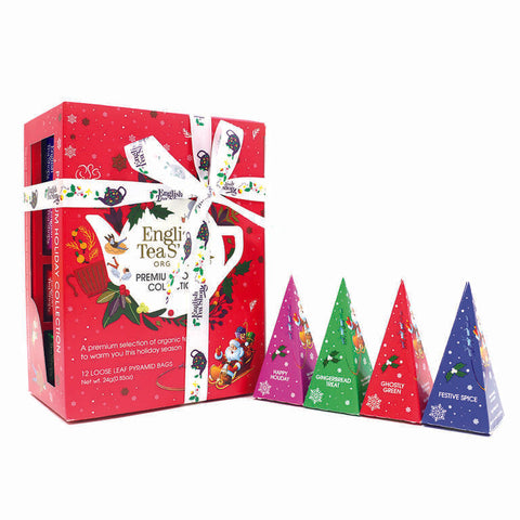 English Tea Holiday Red Prism 12 Bags (Pack of 6)