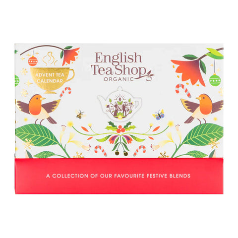 English Tea Organic Sachets Advent Calendar 25 Bags (Pack of 6)