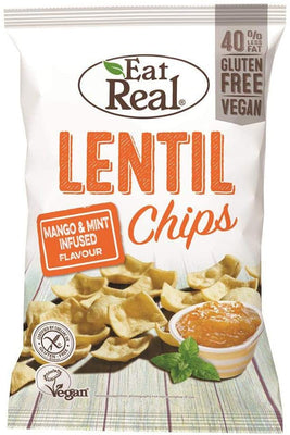 Eat Real Lentil Mango Mint 40g (Pack of 12)