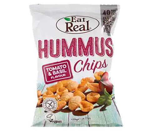 Eat Real Hummus Tomato & Basil 25g (Pack of 24)