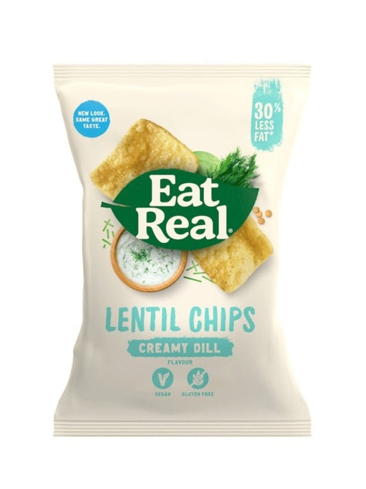 Eat Real Lentil Creamy Dill 95g (Pack of 10)