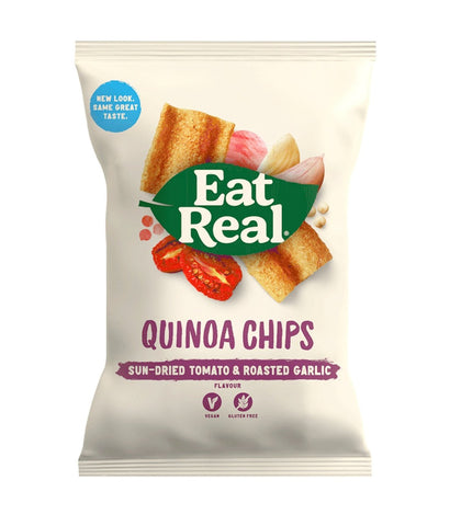 Eat Real Quinoa Sundried Tomato & Roasted Garlic 90g (Pack of 10)