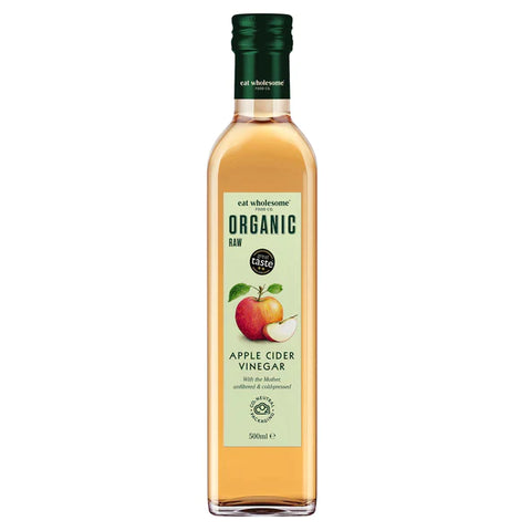Eat Wholesome Organic Raw Apple Cider Vinegar w/ The Mother 500ml (Pack of 6)