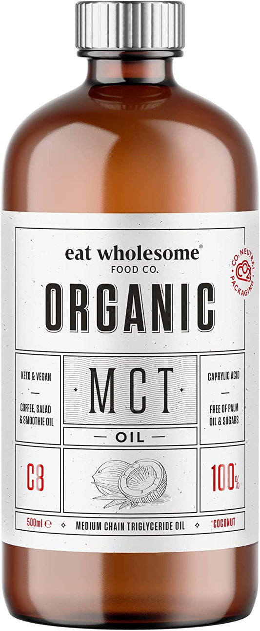 Eat Wholesome Organic MCT Oil C8-60% 500ml