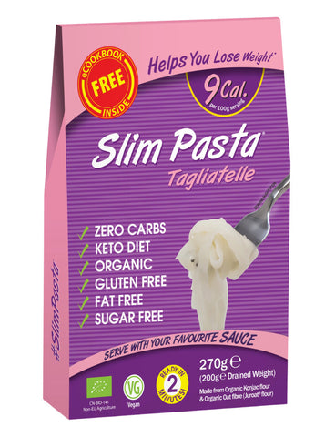 Eat Water Slim Pasta Tagliatelle - Organic 270g (Pack of 6)