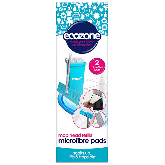 Ecozone Mop Head Refills 2pads (Pack of 5)
