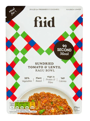 Fiid Rich Sundried Tomato & Lentil Ragu 275g (Pack of 8)