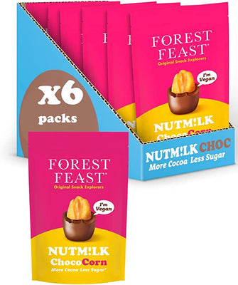 Forest Feast NUTM!LK Chocolate Corn Share 110g (Pack of 6)