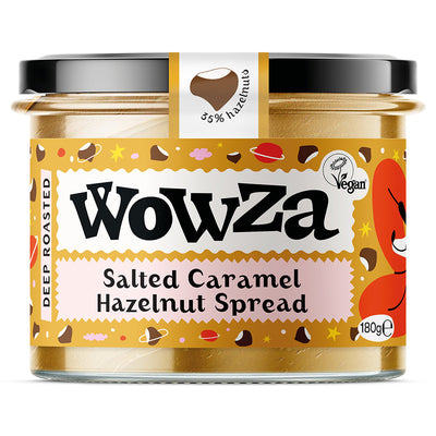 Fellow Creatures Salted Caramel Hazlenut Spread 180g (Pack of 6)