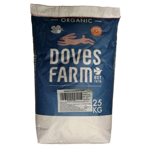 Doves Farm Plain White flour Organic 25 kg