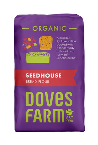 Doves Farm Seeded Bread Flour 1kg (Pack of 5)