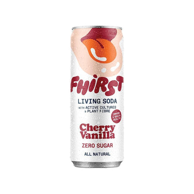 Fhirst Cherry Vanilla Living Soda 330ml (Pack of 12)