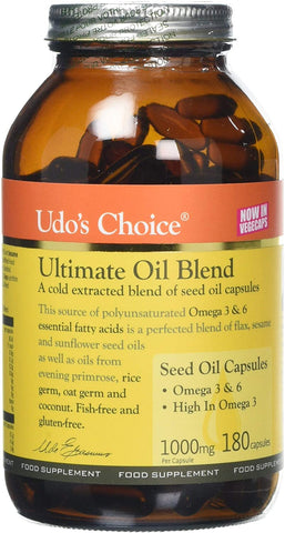 Udo's Choice Ultimate Oil Blend Omega 3.6.9 1000mg 180 cap's