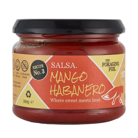 The Foraging Fox Mango Habanero Salsa 300g (Pack of 6)