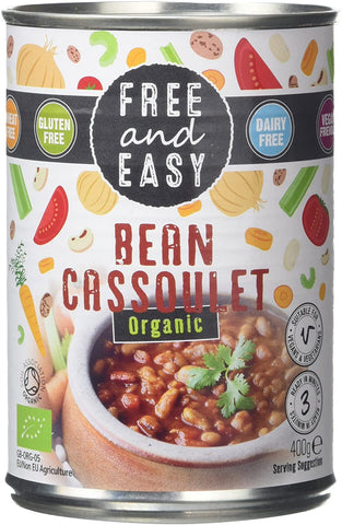 Free & Easy Organic Bean Cassoulet 400g (Pack of 6)