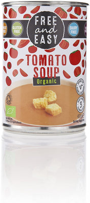 Free & Easy Organic Tomato Soup 400g (Pack of 6)