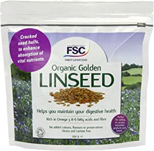 FSC Rich, Organic Golden Linseed 250Gm