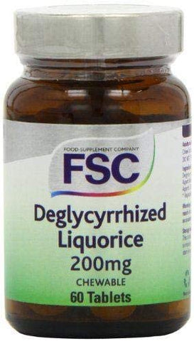 FSC Deglycyrrhized Liquorice 200Mg 60 Tablets