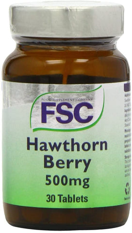FSC Hawthorn 500Mg 30 Tablets
