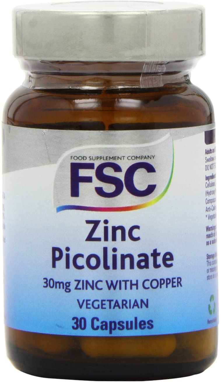 FSC Zinc Picolinate With Copper 30Mg 30 Capsules