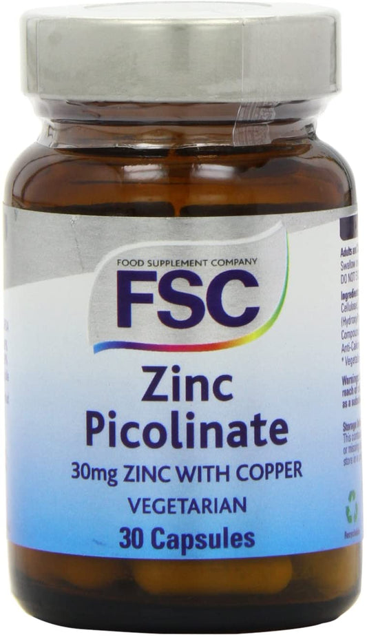 FSC Zinc Picolinate With Copper 30Mg 30 Capsules