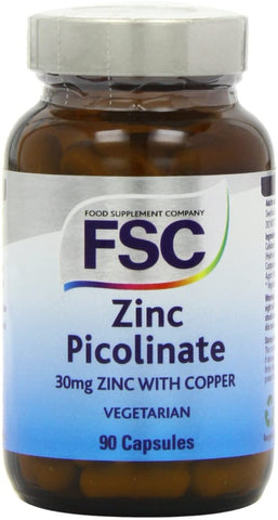 FSC Zinc Picolinate With Copper 30Mg 90 Capsules