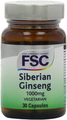 FSC Siberian Ginseng 1000Mg 30 Capsules