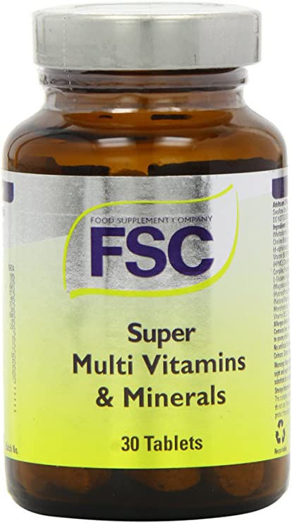 FSC Super Multi Vitamins & Minerals 30 Tablets – SuperfoodUK