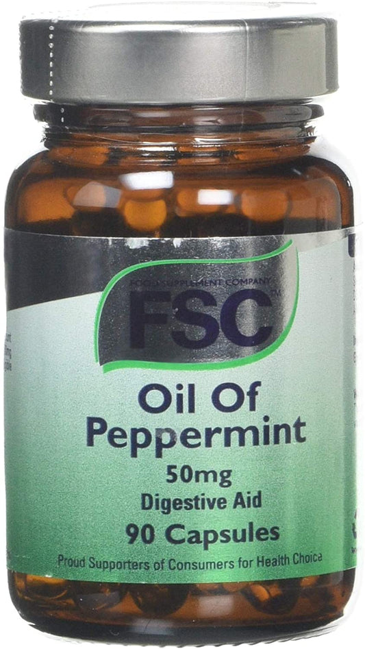 FSC Peppermint Oil 50Mg 90 Softgel Capsules