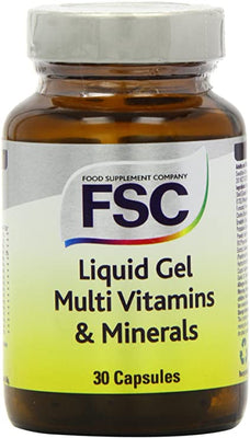 FSC Liquid Gel Multi Vitamins & Minerals 30 Softgel Capsules
