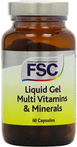 FSC Liquid Gel Multi Vitamins & Minerals 60 Softgel Capsules