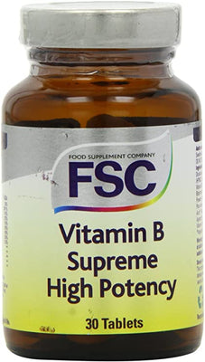 FSC Vitamin B Supreme High Potency 30 Tablets