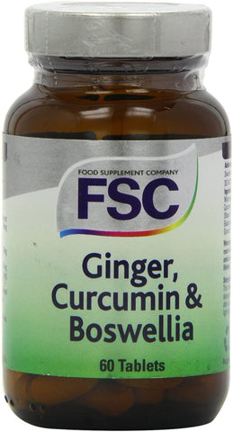FSC Ginger, Curcumin & Boswellia 60 Tablets