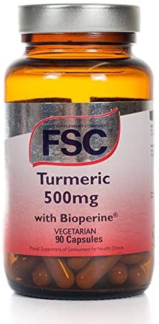 FSC Turmeric with Biperine 500mg 90 Veg Capsules