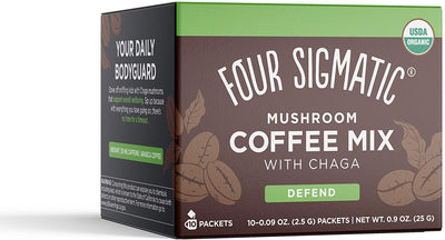 Four Sigmatic Mushroom Coffee Mix with Cordyceps & Chaga 10 Sachets