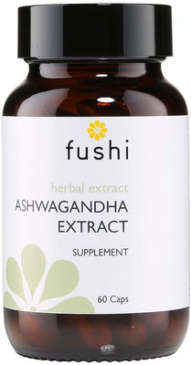 Fushi Wellbeing Ashwagandha Extract with Vegan MCT, High Strength  60 caps