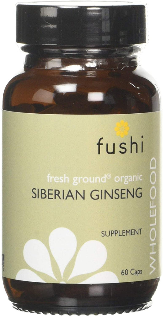 Fushi Wellbeing Organic Siberian Ginseng Capsules 60 caps