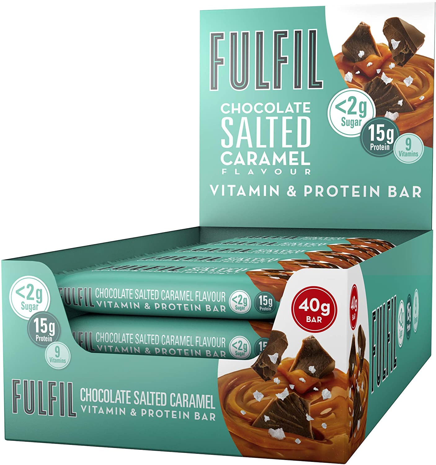 FULFIL CHOCOLATE CARAMEL 40G (Pack of 15)